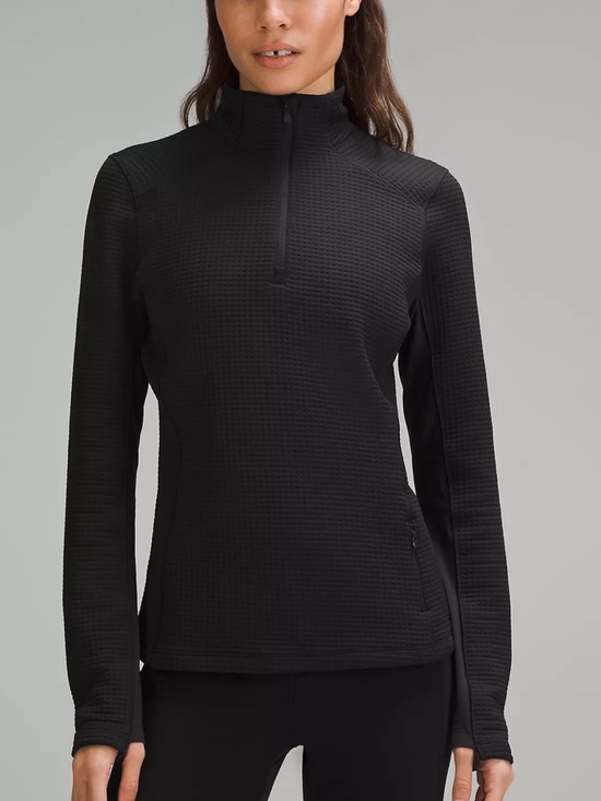 lululemon athletica Jackets & Blazers - Lululemon Waffle-Knit Half-Zip Jacket, Size 12